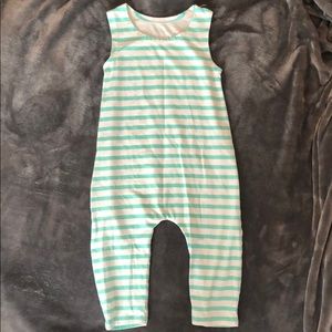 June & January Mint Stripe Tank Jumper